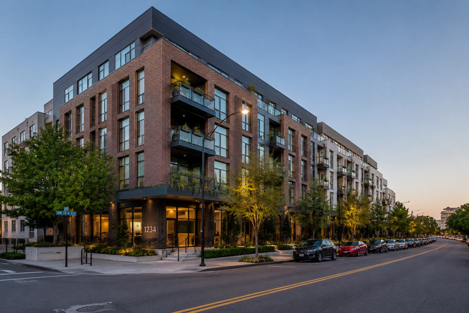 Apartment buildings